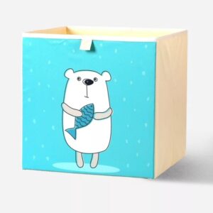 Caja organizadora para juguetes “Osito Polar”
